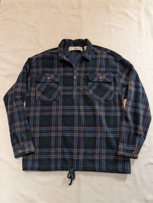VINTAGE 80's Authentic Gap Clothing Jacket Adult Large Feece Zip Pullover Mens