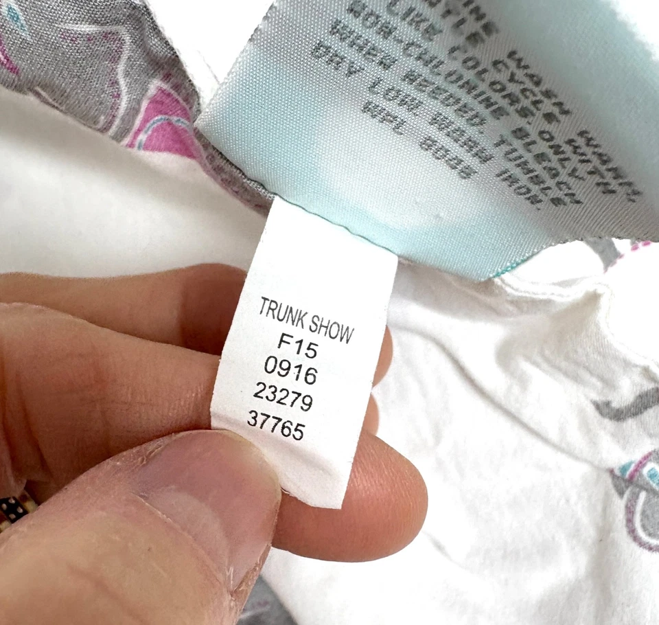 Sábana MARTHA STEWART Trunk Show elefantes uno plano 80x96 completo 100% algodón animal Foto 4 de 4