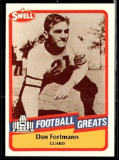 1988 Swell Greats Dan Fortmann #23 Chicago Bears