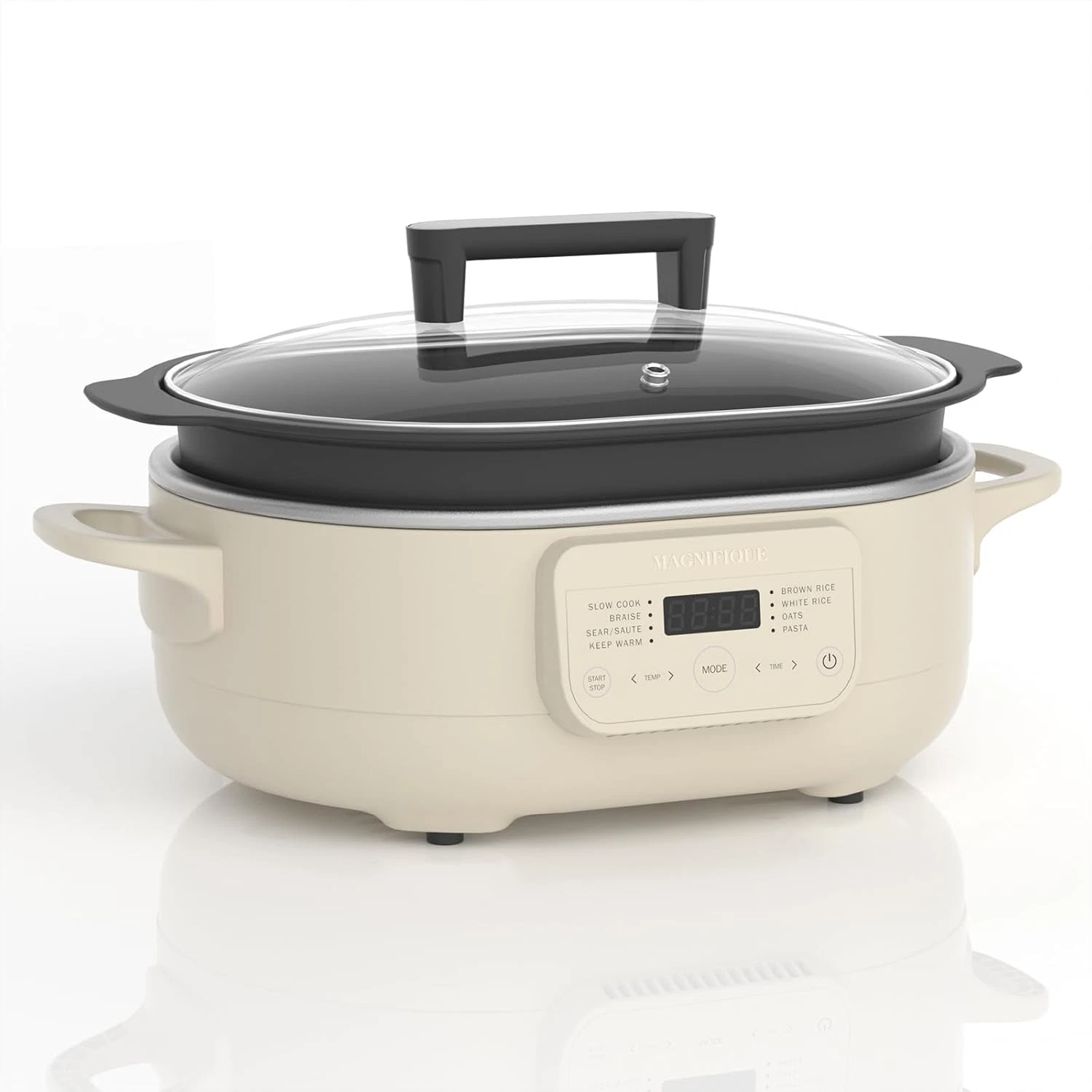MAGNIFIQUE 6 Quart 8-in-1 Multi-Cooker: Slow Cook, Steam, Sauté & More!