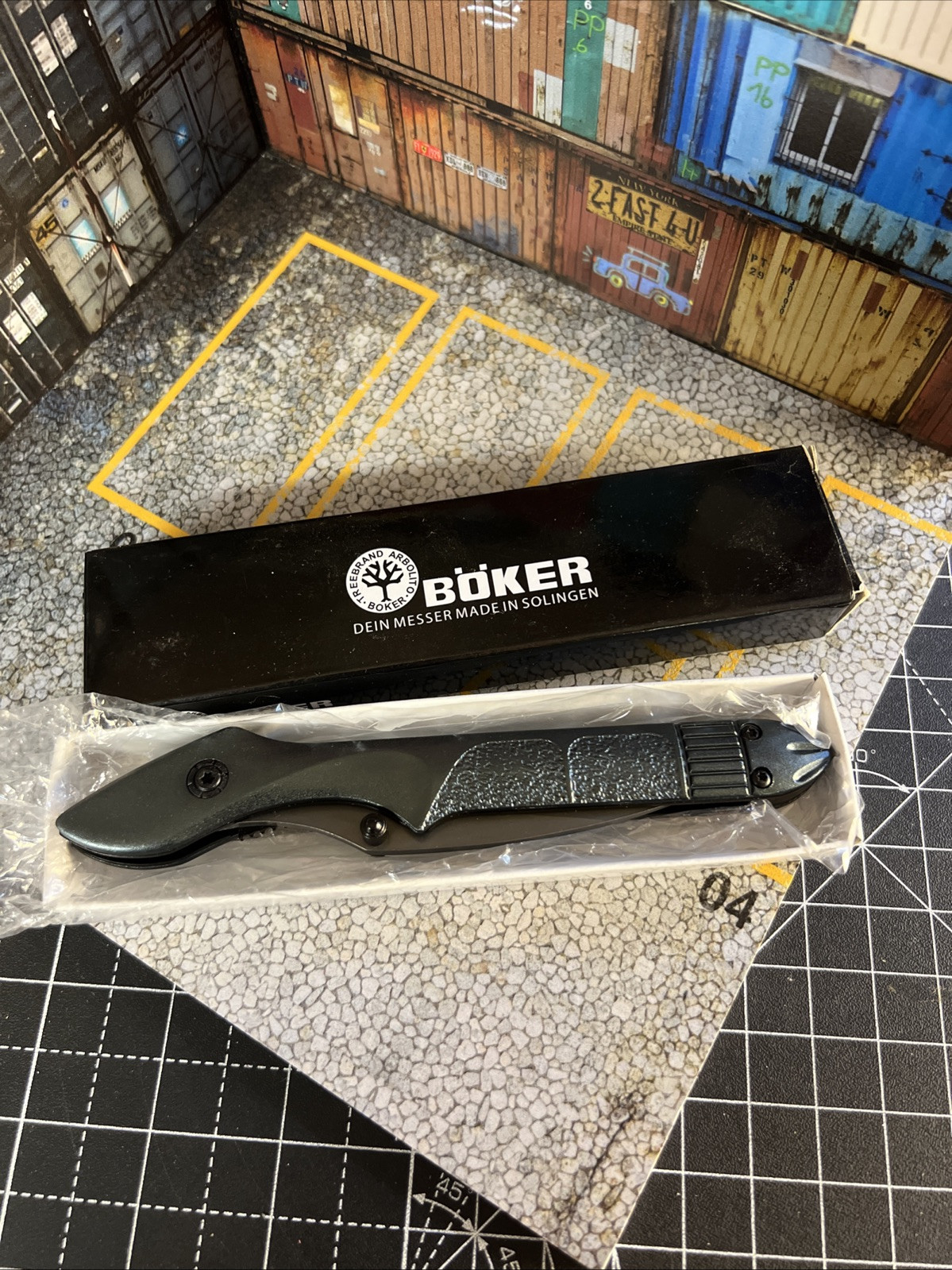 Boker Solingen Germany Odd Pattern 343 In Unused Condition