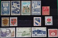 FRANCE-1930-N260-1945-N503-1946-N572-1949-N616-WEST-AFRICA-1947-N38-J1-1973-N137