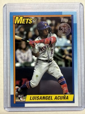 2025 Topps Series 2 #90B2-22 Luisangel Acuna (RC) 1990 Topps