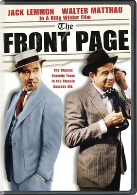 The Front Page DVD Vincent Gardenia NEW