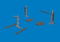 Eduard Accessories 6481168 - 1:48 Mig-21F Undercarriage Legs Print For Eduard -