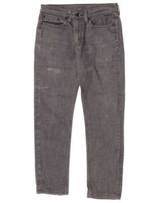 Levi's Herren 514 Straight Jeans W31 L29 Grau Baumwolle BV17
