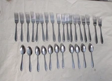 Mixed Lot - 29 pcs. of Silverware Flatware - Knives, Spoons - Most are Gibson