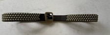 Vintage Studded Black Leather Belt Nice