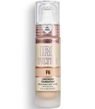 Makeup Revolution, IRL Filter, Oil Free, Long Wear, Cream Foundation, F6, 23 ml