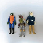 Vintage Kenner Star Wars Figure Lot 3.75" Han Solo Hoth+Walrus Man+Boba Fett