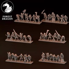 3D Druckfigur Wargame Untote - Ghule
