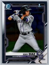 2021 Bowman #BCP-33 Eddy Diaz Chrome Prospects *RO