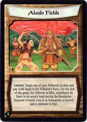 Akodo Fields - Ambition's Debt - Legend of the Five Rings CCG