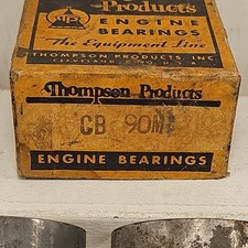 NOS THOMPSON PRODUCTS / TRW CB90M CONNECTING ROD BEARING 1939-1945 FORD V8 