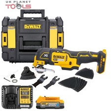 DeWalt DCS355 18V Brushless Oscillating-Multi Tool With Accessories + 1 x 1.7...