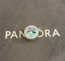Pandora Alaska Northern Lights Reversible Charm S925 Sterling Silver Jewelry