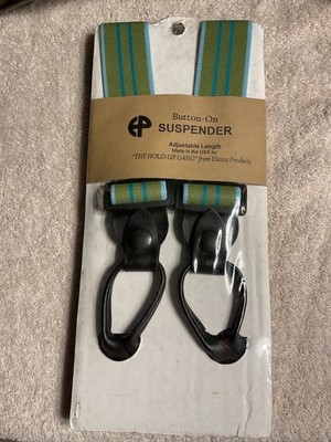 Deluxe WADER SUSPENDER H Design THE HOLD UP GANG - Elastic Products Lime (WS2)