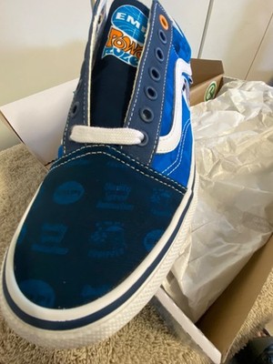 RARE Unreleased VANS Off The Wall. Blue/White Canvas Low-Top 70th Anniversary
