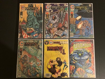 Doomsday +1  #1-4, 12 (Charlton 1975) Early John Byrne! Low-midgrade BARGAINS!