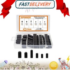  100 PCS CARBURETOR  VACUUM RUBBER CAP PLUG ASSORTMENT KIT INTAKE VACUUM LINES