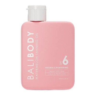 Bali Body Wassermelonen-Bräunungsöl LSF 6 Für eine maximal intensive Bräune 100m