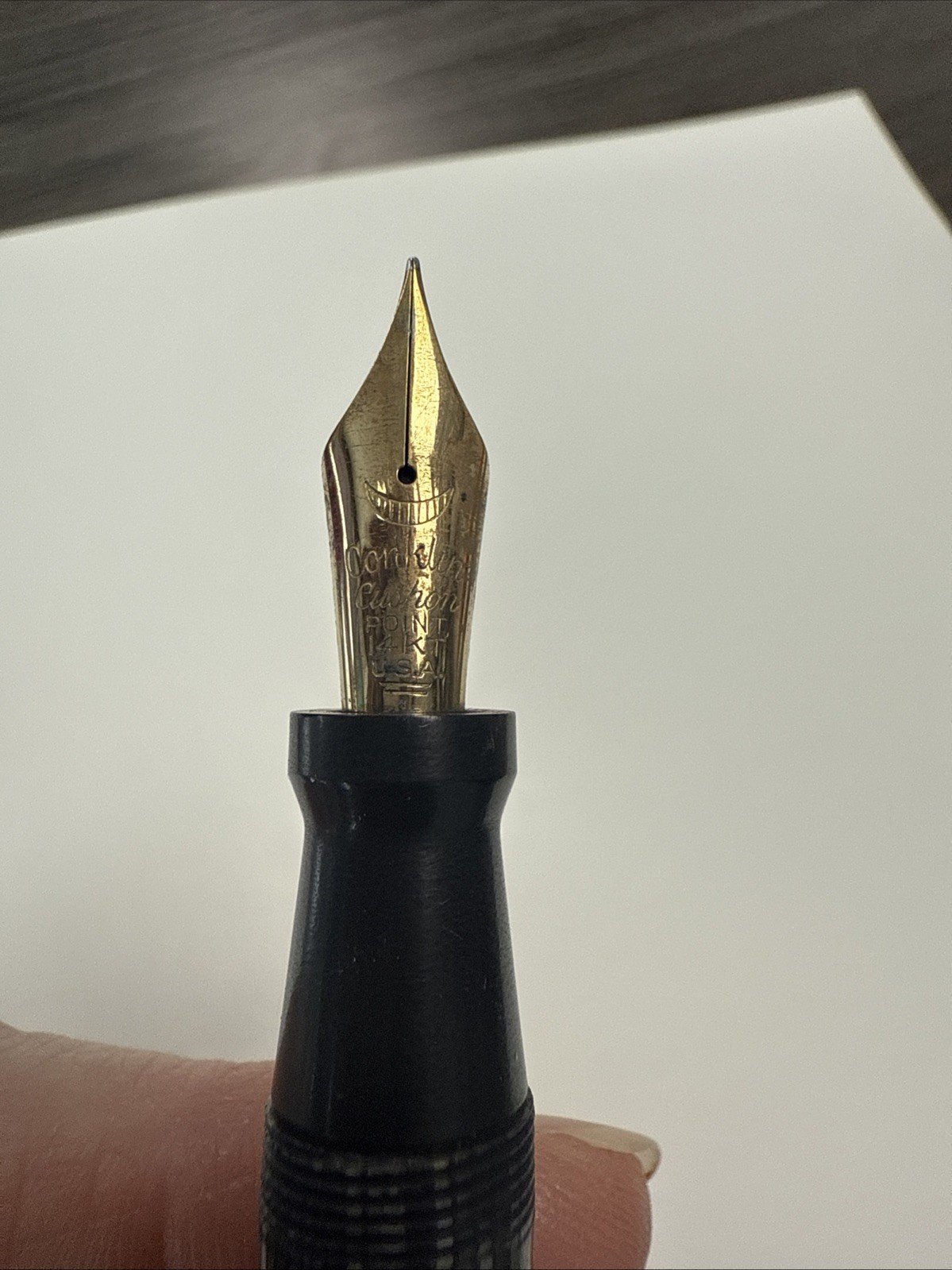 Vintage Opalescent Blue Conklin Fountain Pen