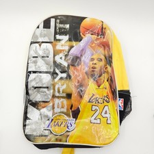 Kobe Bryant "Los Angeles Lakers Backpack" NBA #24 Purple Yellow Black School Bag