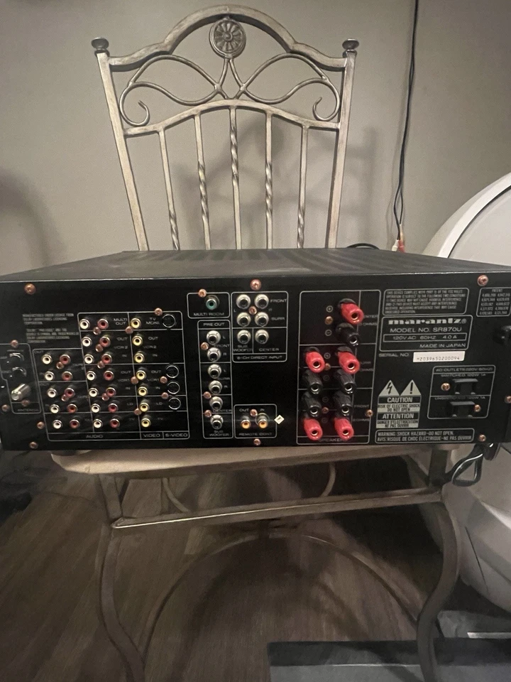 Marantz SR870U Dolby Surround Pro Logic Audio Video A/V Receiver - Image 2 of 2