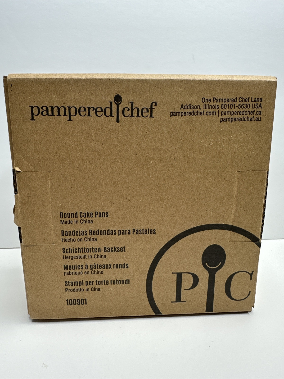 Pampered Chef 6 Inch Round Cake Pans Set of 2 Nonstick Bakeware