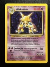ALAKAZAM Pokemon Card WOTC Unlimited Base Set Holo Rare 1/102 NM (A)