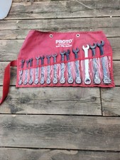 Proto Metric 7-19mm Racheting Combination Wrench Set Excellent Used Condition Proto Metric 7-19mm Racheting Combination Wrench Set Excellent Used Condition
