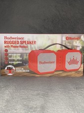 Budweiser Bluetooth Speaker  Phone Holder New In Box 