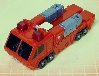 Vintage Bandai Robo Machines Gobots Fire CG-02 Fire Chief RM-02 - gereinigt