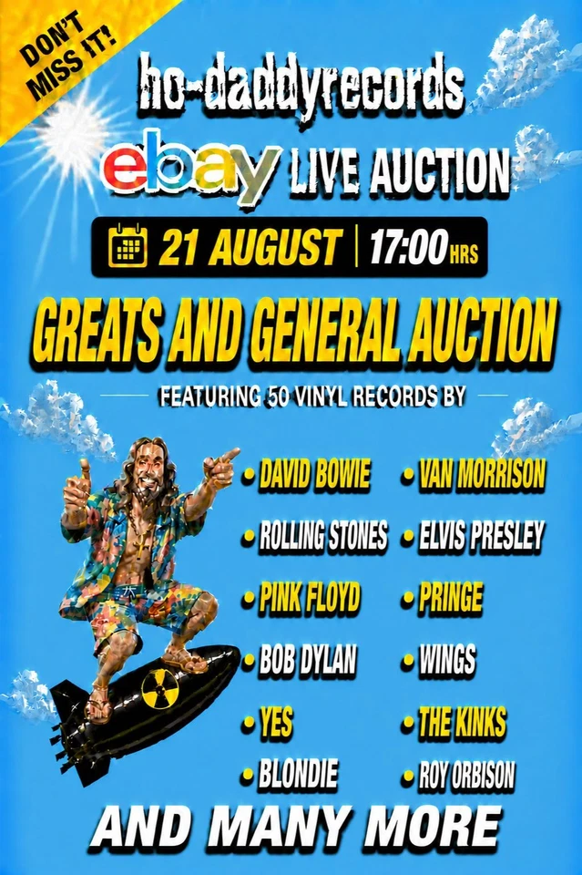 Vinyl Records - Great and General lp Auction - 21/08/26 - 17:00hrs
