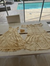 Pre Civil War 2 Childs Baby Dress Early Settler Packers Falls New Hampshire 1817