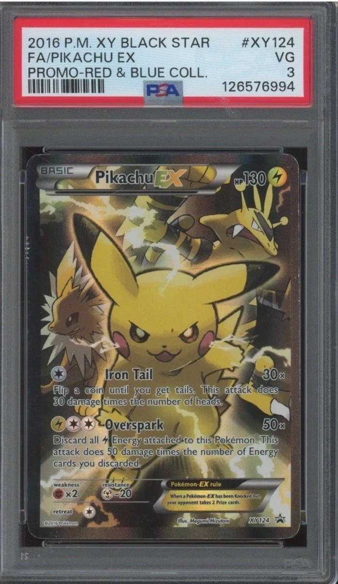 Pikachu EX XY124 XY Holo for sale online | eBay