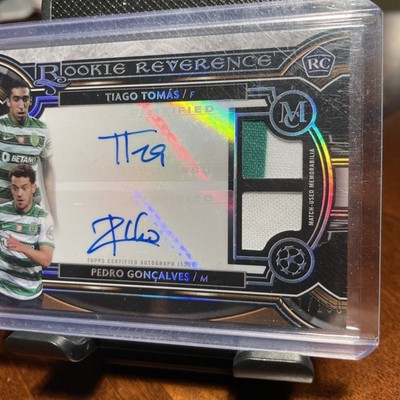 21-22 Topps Museum Collection Pedro Goncalves🔥Tiago Tomas Dual