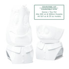 FIFTYEIGHT Tassen TV Stövchen für Kanne und Schalen "Schick" weiß - T014001