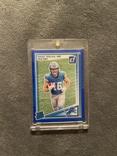 2025 Panini Donruss Isaac TeSlaa Rated Rookie Press Proof #338 Detroit Lions NFL