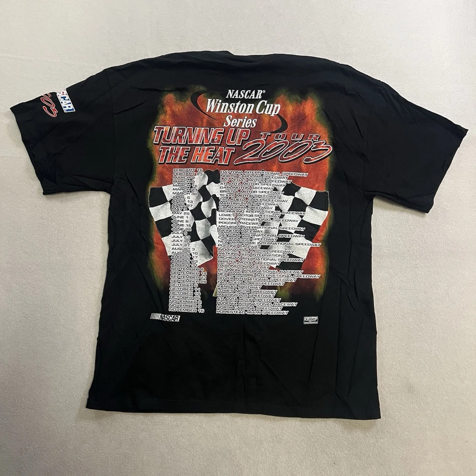 Vintage NASCAR Winston Cup Series 2003 Tour Mens Shirt Large Racing Promo Merch - Image 2 of 4
