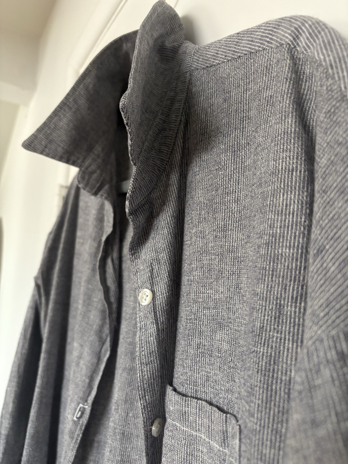 ESBY Button Down Shirt Small Oversized Beautiful … - image 3