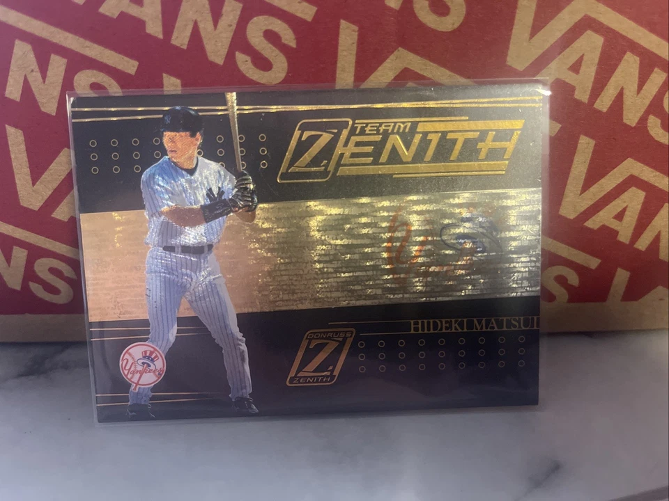 2005 Donruss Zenith Hideki Matsui TZ3 NewYork Yankees 2 Cards Both Number To 100 - Image 3 of 4