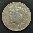 1923 Peace Dollar Coin Ungraded Circulated 90% Silver No Mint Mark Philadelphia