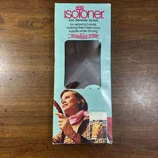 Vintage Aris Isotoner 500 Driving Women Gloves RelaxHands Burgundy Red One Size