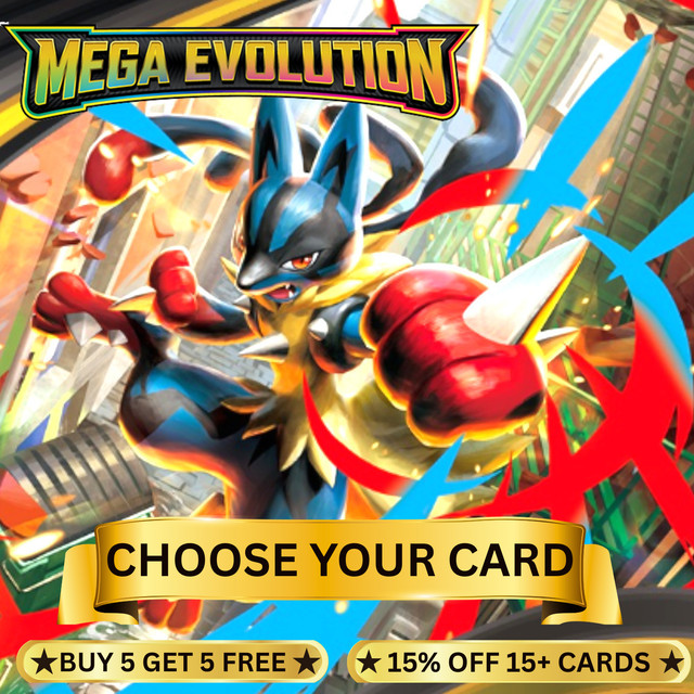 Pokemon Mega Evolution Singles Choose Your Card NM