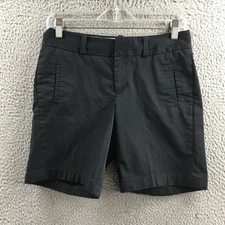 Banana Republic Martin Fit Chino Shorts Womens 2 (actual 30x7.5) Black Mid Rise
