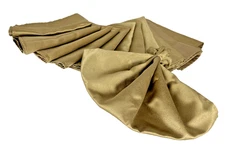 13 Bed Bath & Beyond Jubilee Napkins Cloth Polyester Gold Satin 18" X 18"