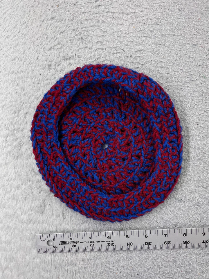 Берет Beanie Toque женщин один размер красный синий вязаный акриловая смесь снег зимние лыжи - Изображение 2 из 4