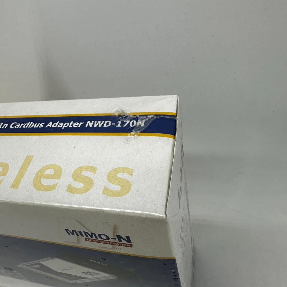 ZyXel NWD-170N Wireless EWC Draft 11n Cardbus Adapter 300 Mbps 802.11N - Image 3 of 4