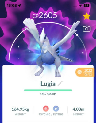 Lugia APEX Purified - Trade 20kStardust - Read Description